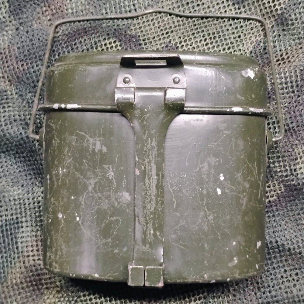 Vintage German Army Mess Kit Survival Camp Hunter Emergency Eating Boil Pot